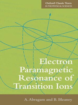 cover image of Electron Paramagnetic Resonance of Transition Ions